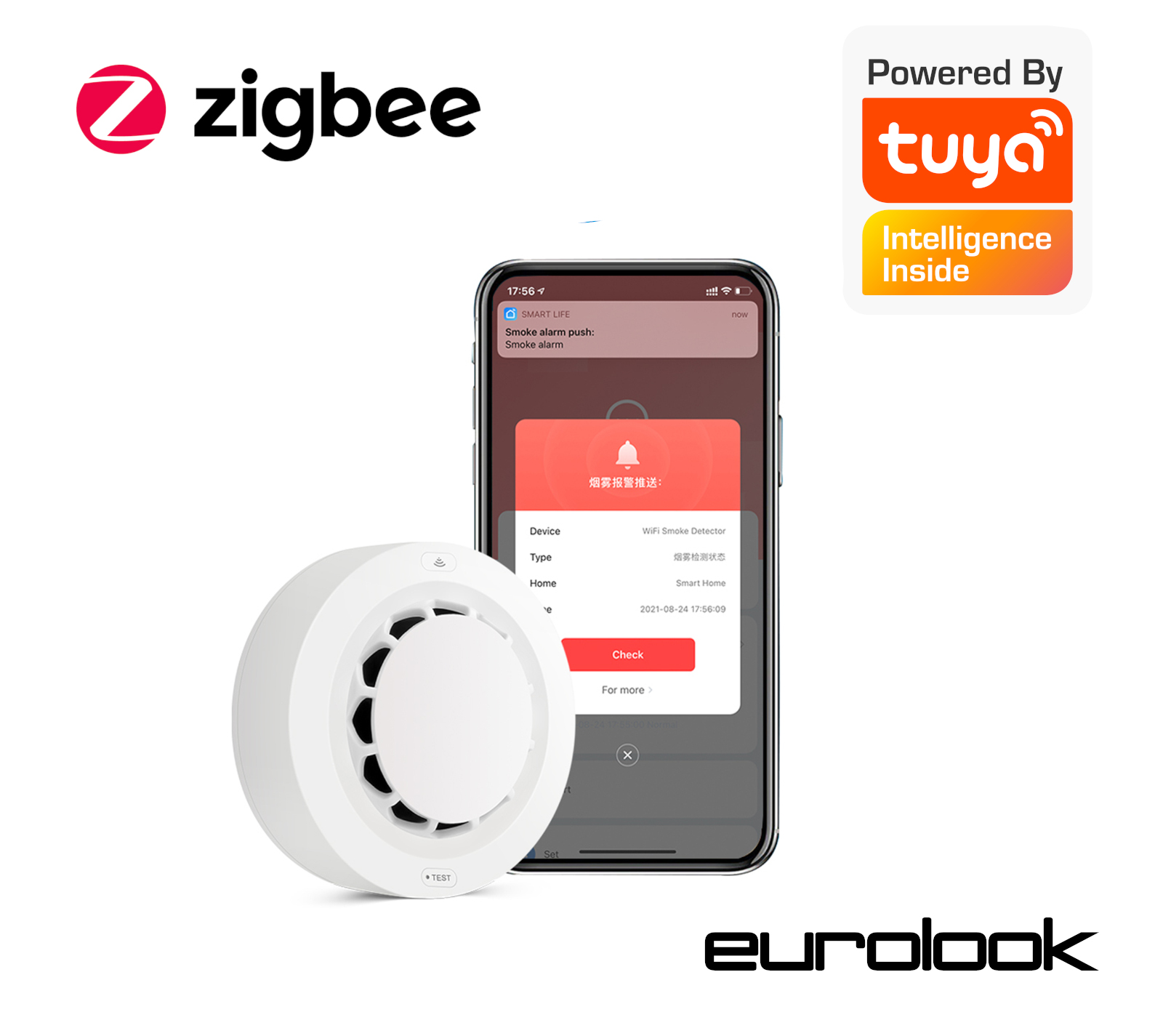 Czujnik dymu Wi-Fi TU-004-SS - Instrukcja Obsługi