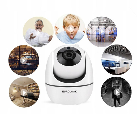 Kamera Wewnętrzna Obrotowa IP Wi-Fi EUROLOOK HV-20360W