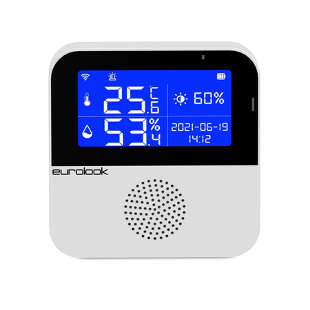 Inteligentny Czujnik Temperatury Wilgotności z Dodatkowym Termometrem Tuya WiFi TU-012-THS