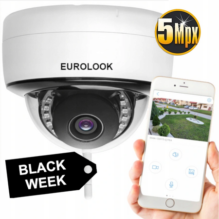 Kamera IP Wi-Fi 5Mpx kopułkowa EDW-5028KW