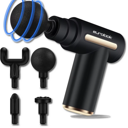 Mocny Bezprzewodowy Masażer Do Ciała EUROLOOK MG-01 Czarny