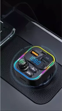 Transmiter RT-5 FM Bluetooth Ładowarka USB AUX BASS SD