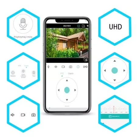 Zewnętrzna Obrotowa Kamera Wi-Fi EUROLOOK