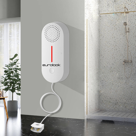 Inteligentny Czujnik Zalania Wodą Tuya Wi-Fi EUROLOOK TU-013-WLS