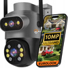 PODWÓJNA KAMERA WIFI IP SMART ZEWNĘTRZNA OBROTOWA 10MP DETEKCJA ALARM EUROLOOK ZC-06