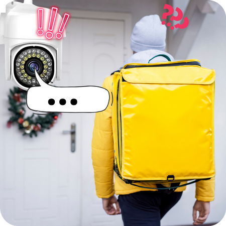 Bezprzewodowa Obrotowa Zewnętrzna Kamera IP WiFi 5MPx Powiadomienia Alarm EUROLOOK ZC-01