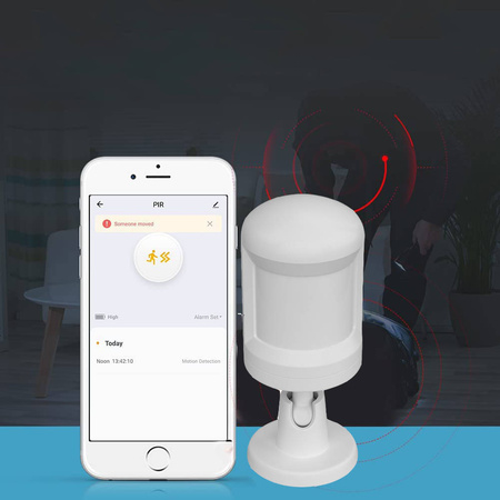 Inteligentna Czujka Ruchu PIR Zigbee Tuya EUROLOOK TU-002-Z-S