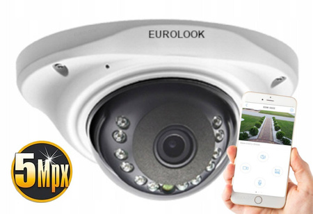 Kamera IP Wi-Fi zewnętrzna kopułkowa 5Mpx EDW-5022