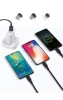 Przewód Kabel 3w1 USB-C Micro USB Lightning iPhone Kabel CA-10BK