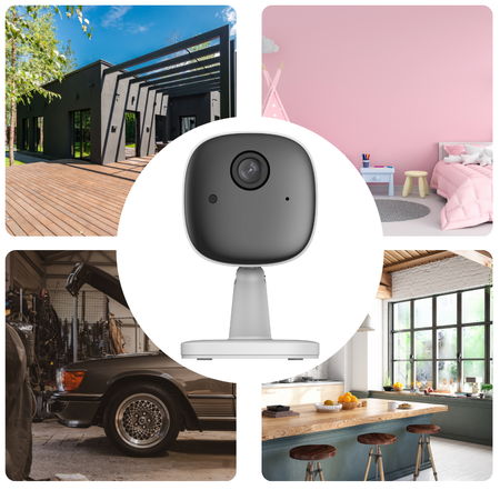 Bezprzewodowa Kamera IP WiFi 5MPX QHD Elektroniczna Niania Powiadomienia Alarm