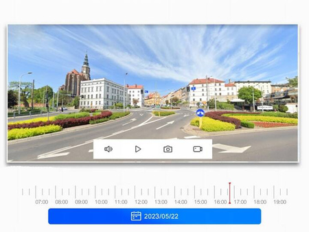 Obrotowa kamera Wi-Fi Zewnętrzna 2MPX EUROLOOK