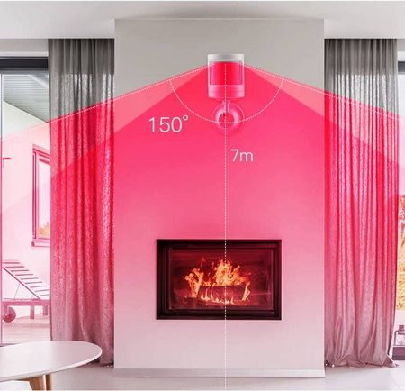 Inteligentna Czujka Ruchu PIR Zigbee Tuya EUROLOOK TU-002-Z-S