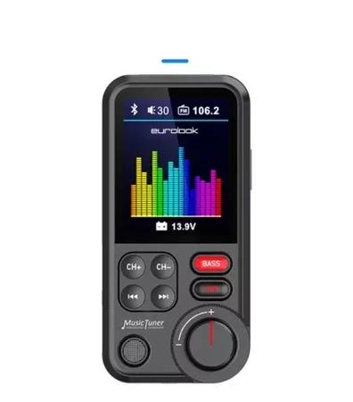 Transmiter FM Bluetooth Ładowarka USB AUX Bass EUROLOOK RT-1