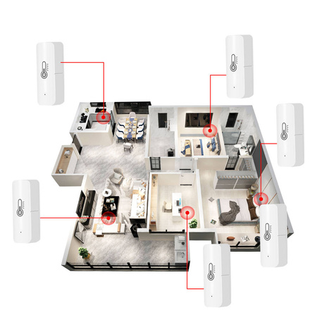 Inteligentny Czujnik Wilgoci i Temperatury EUROLOOK TU-007-TS