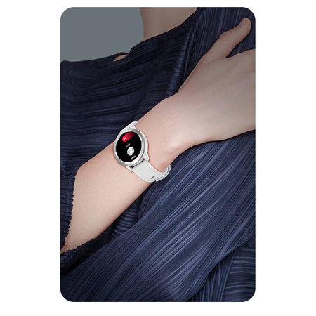 EUROLOOK Sportowy Inteligentny Zegarek Smartwatch Biały Wodoodporny Fitness Bluetooth iOS Android