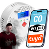 Inteligentny Czujnik Gazu Tlenku Węgla CO (Czad) Wi-Fi – współpraca z aplikacją Tuya / Smart Life EUROLOOK TU-014-CMS