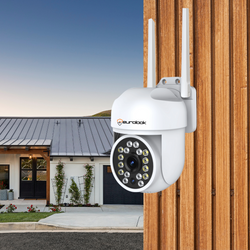 KAMERA ZEWNĘTRZNA OBROTOWA IP WIFI 12MP APLIKACJA 4x ZOOM AUDIO [EUROLOOK ZC-07W]