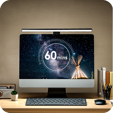 Lampka Biurkowa Na Monitor LED Ekran Komputera Laptopa Regulacja Barwy EUROLOOK SL-01