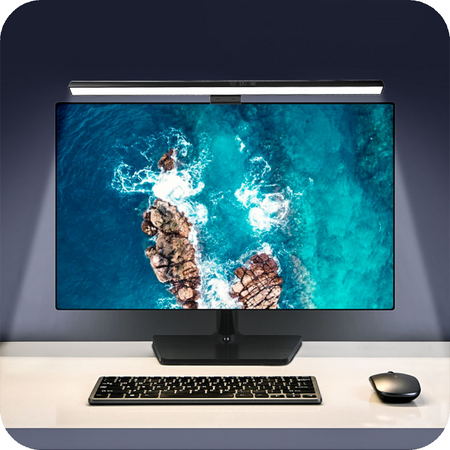 Lampka Biurkowa Na Monitor LED Ekran Komputera Laptopa Regulacja Barwy EUROLOOK SL-01