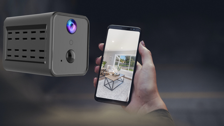 Bezprzewodowa Szpiegowska Kamera IP Wi-Fi EM-05 3MPx Czujnik PIR