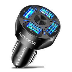Ładowarka Samochodowa 4xUSB EUROLOOK CC003