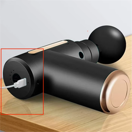 Mocny Bezprzewodowy Masażer Do Ciała EUROLOOK MG-01 Czerwony