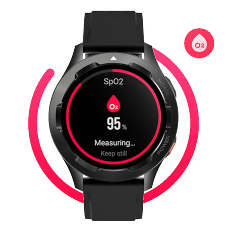 EUROLOOK Sportowy Inteligentny Zegarek Smartwatch Biały Wodoodporny Fitness Bluetooth iOS Android
