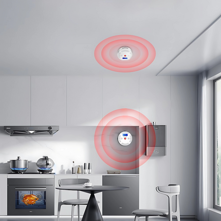 Inteligentny Czujnik Gazu Tlenku Węgla CO (Czad) Wi-Fi – współpraca z aplikacją Tuya / Smart Life EUROLOOK TU-014-CMS