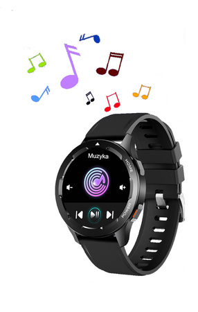 EUROLOOK Sportowy Inteligentny Zegarek Smartwatch Biały Wodoodporny Fitness Bluetooth iOS Android