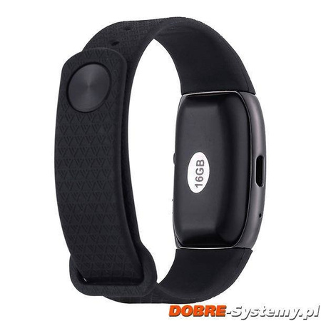 Szpiegowski smartband HC-208BP dyktafon 16 GB MP3