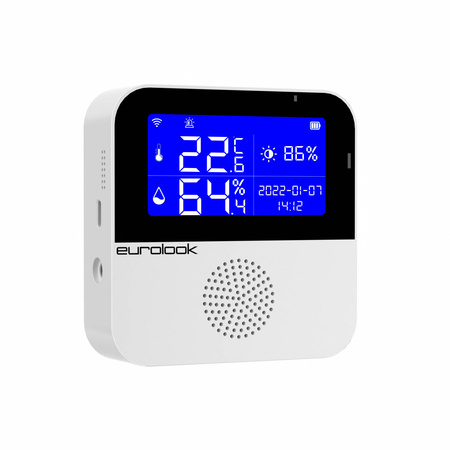 Inteligentny Czujnik Temperatury Wilgotności z Dodatkowym Termometrem Tuya WiFi TU-012-THS