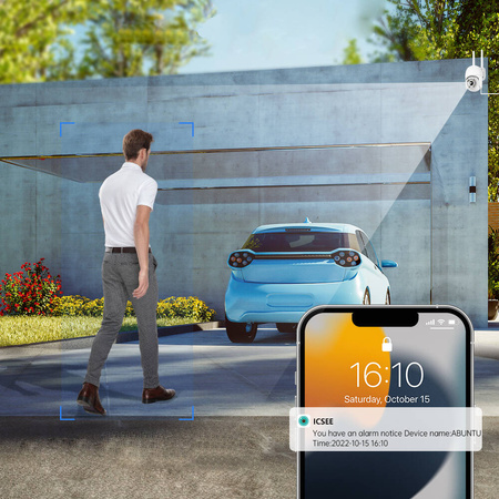 Zewnętrzna Bezprzewodowa Kamera IP Wi-Fi 2MP Full HD EUROLOOK