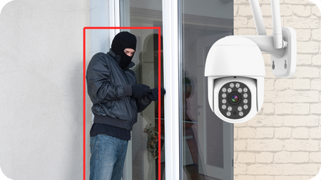 Bezprzewodowa Zewnętrzna Kamera IP Wi-Fi 2MP EUROLOOK