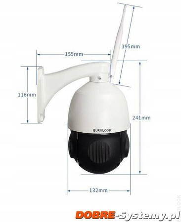 Kamera IP WIFI zewnętrzna EDW-5550 20xZOOM 5Mpx