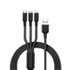 Przewód Kabel 3w1 USB-C Micro USB Lightning iPhone Kabel CA-10BK