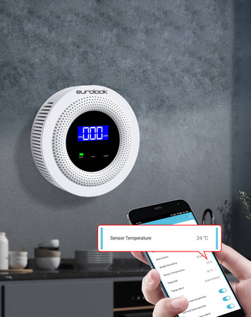 Inteligentny Czujnik Wycieku Gazu Tuya Smart TU-005-GS