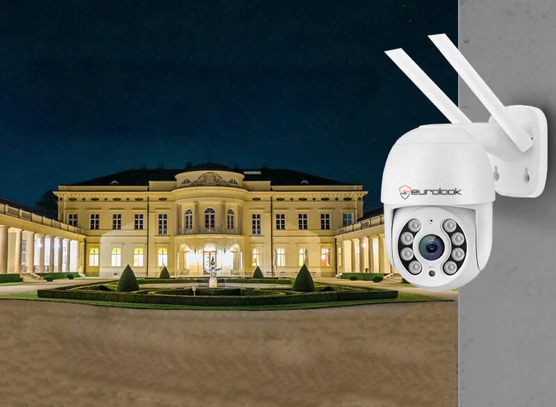 Zewnętrzna Bezprzewodowa Kamera IP Wi-Fi 2MP Full HD EUROLOOK ...